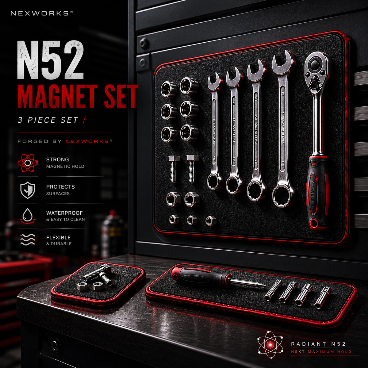 NEXWORKS® Triple Grip Mat Set