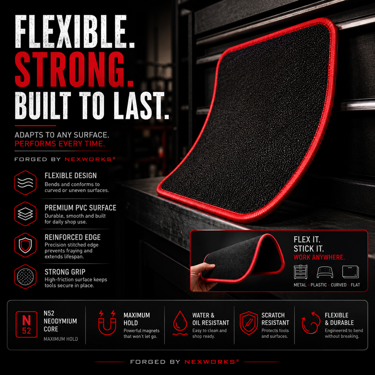 NEXWORKS® Triple Grip Mat Set